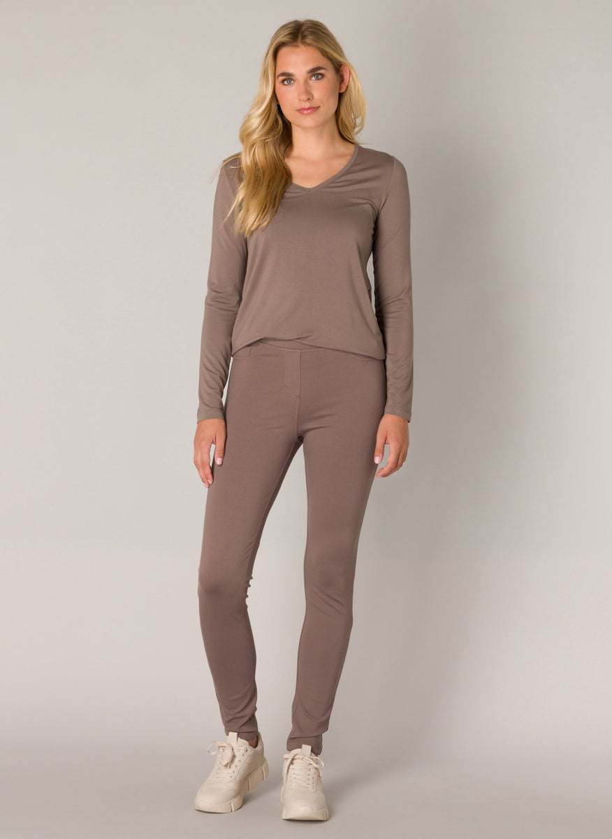 Orania Asymmetrical Top In Taupe